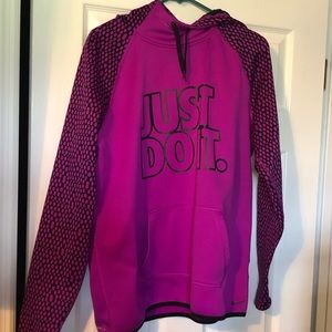 Purple Nike therma-fit, size XL
